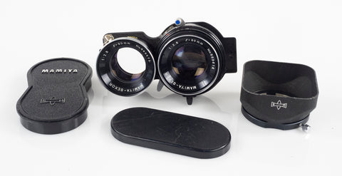Mamiya-Sekor 80mm/f2.8 Lens with with front and back lens caps and lens hood $220